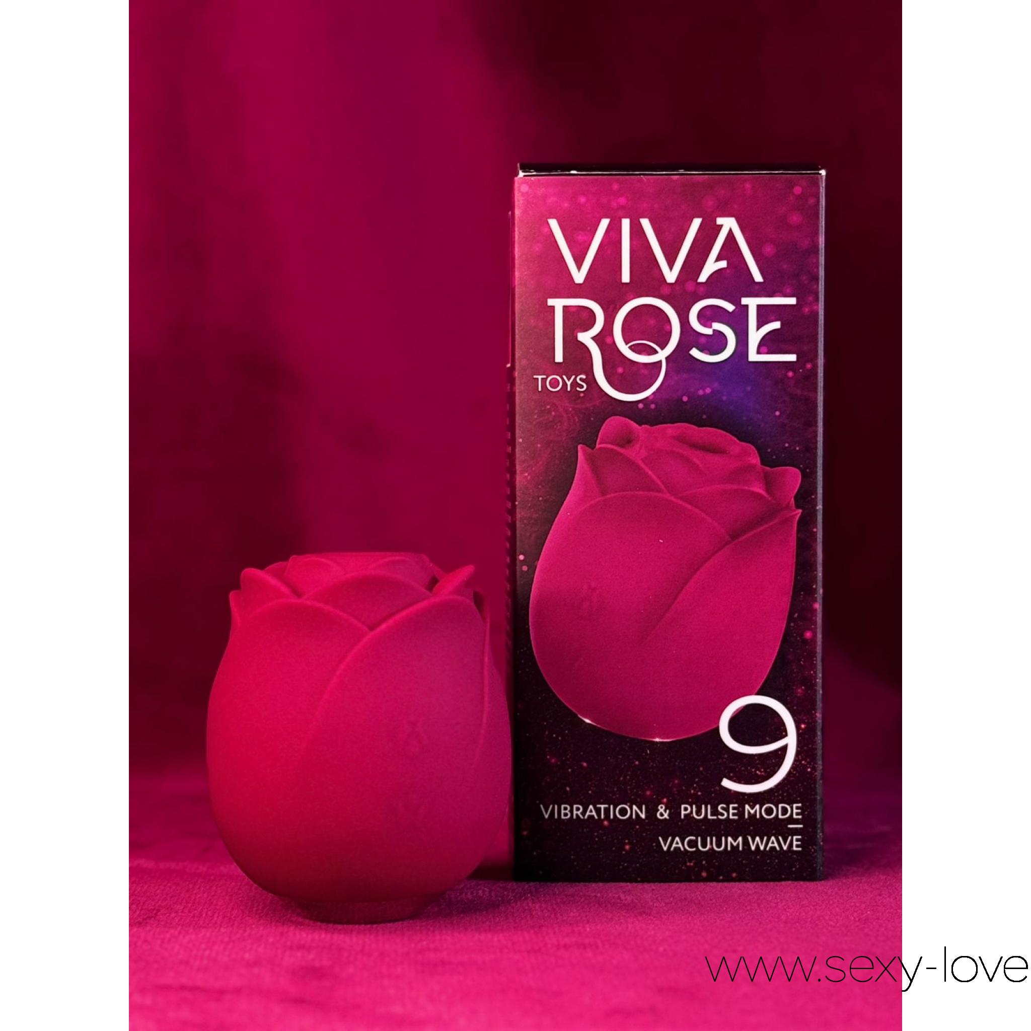 Вибромассажер/Viva Rose, 
	Восхитительный бутон удовольствия — для тех, кто любит, когда ласки переходят в страсть.
	Он не просто цветочек — он настоящий мастер оральных утех!

	Благодаря вакуумно-волновой стимуляции и 9 режимам вибрации, он умеет ласкать, дразнить и доводить до сладкой истомы. Сосочки, клитор, любые твои горячие точки — ему всё под силу. А хочешь больше? Сними верхушку и почувствуй, как его игривые тычинки заводят тебя ещё сильнее.

	Изысканный, компактный и невероятно соблазнительный — он легко поместится в твоей сумочке и сердце.

	 
