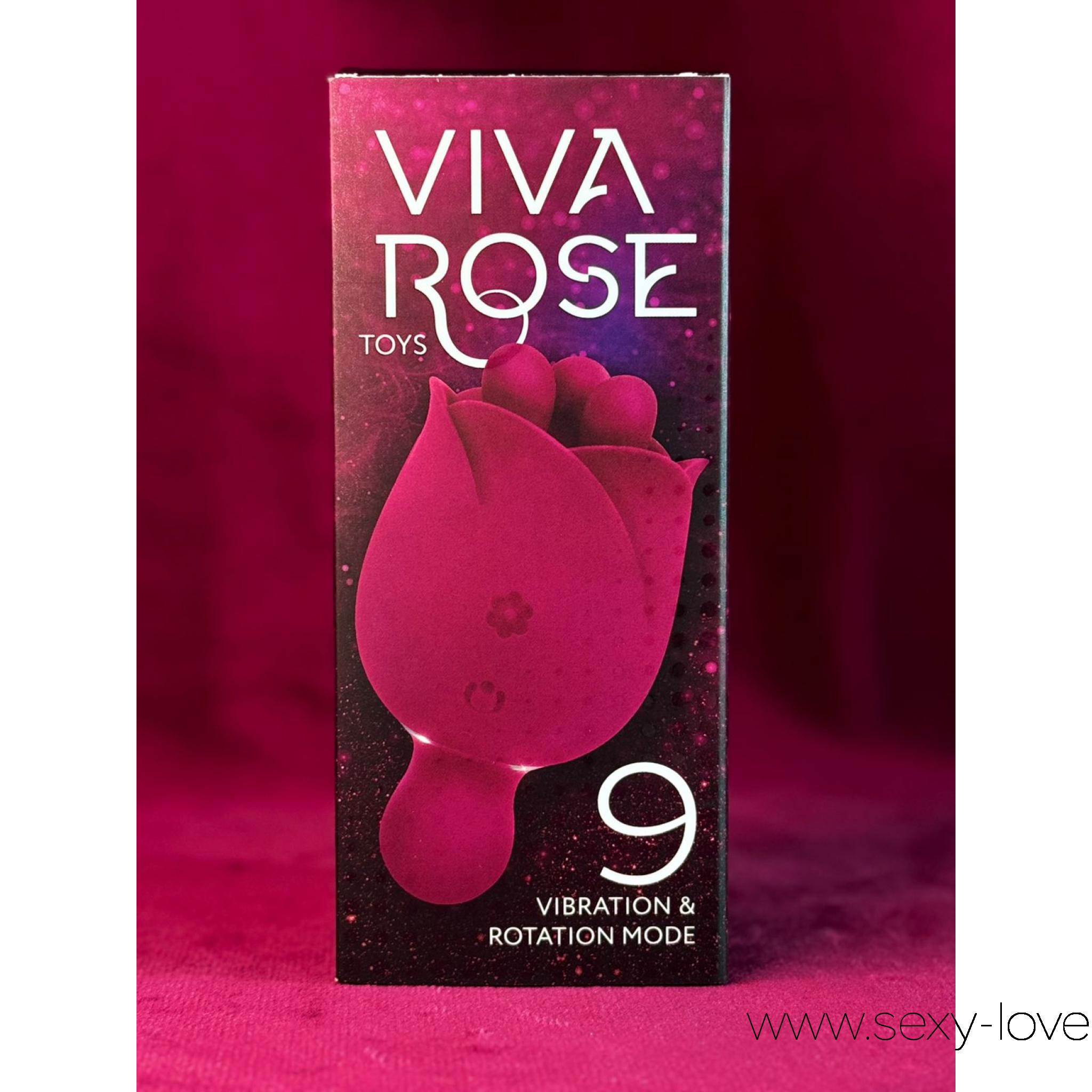 Вибромассажер с тычинками/Viva Rose, 
	 Бутон, который знает, чего ты хочешь...

	Готова раскрыться навстречу удовольствию?
	Этот неприлично милый бутон создан, чтобы дразнить, ласкать и доводить до сладкой невыносимости.

	 Два источника наслаждения — двойной восторг:

	
		Внутри бутона прячутся 9 режимов вибрации и игривых тычинок, которые кружат голову и тело.
	
		А стебелёк — не просто украшение. Он вибрирует в 9 соблазнительных ритмах, лаская тебя снаружи и внутри... как ты пожелаешь.


	 Для тех, кто любит красиво:
	Этот цветочек не только умеет многое, но и выглядит потрясающе.
	Компактный, стильный, как секретное оружие твоей страсти. Идеален для путешествий и подарков (даже самой себе).

	 
