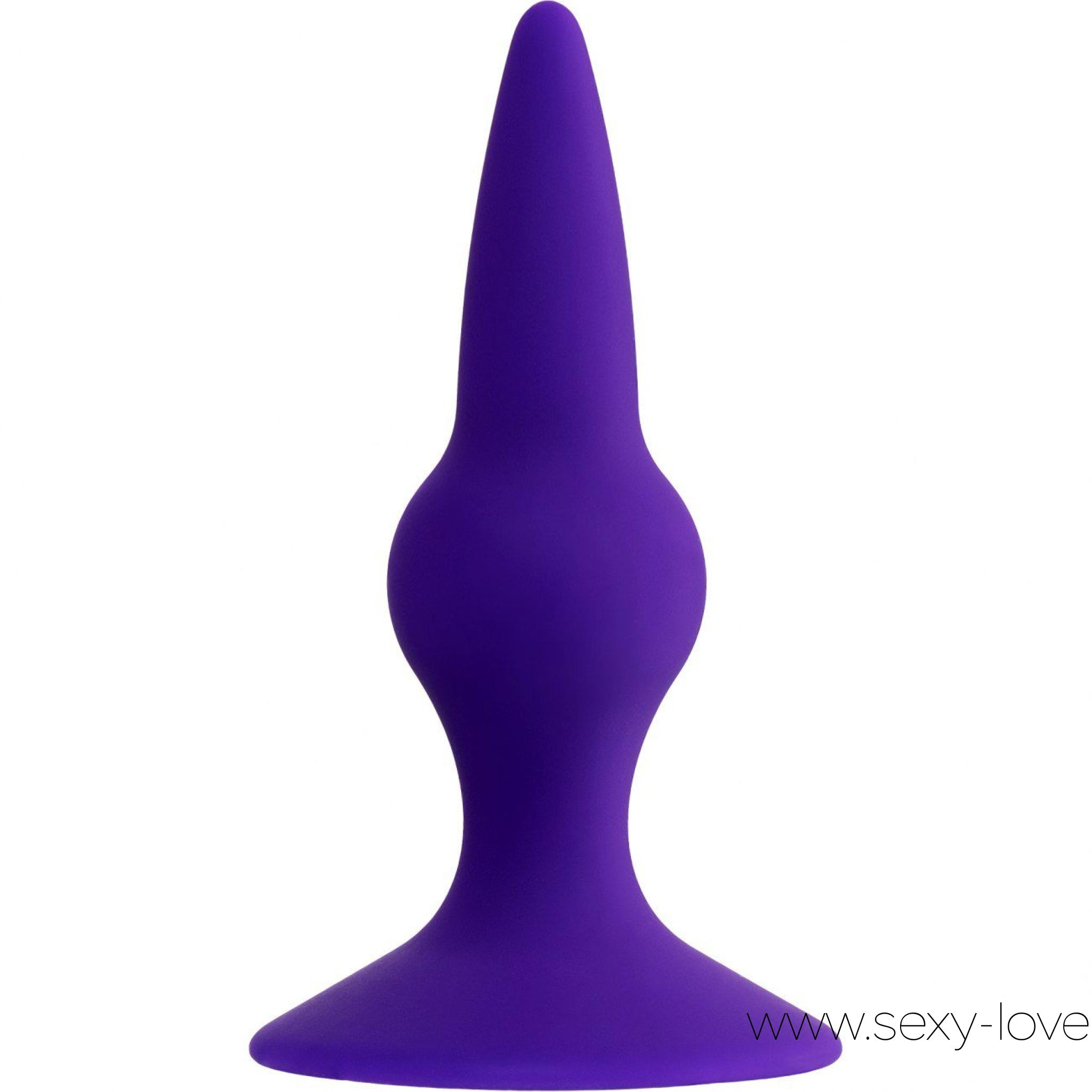Фиолетовая анальная втулка «Klapsy», рабочая длина 8 см, 
	Небольшой размер втулки идеален для первого опыта. Заостренный кончик обеспечивает комфортное проникновение. Присоска позволяет закрепить игрушку на ровной поверхности и освободить руки.

	Рекомендуется использовать вибромассажер совместно с лубрикантом для секс-игрушек.
