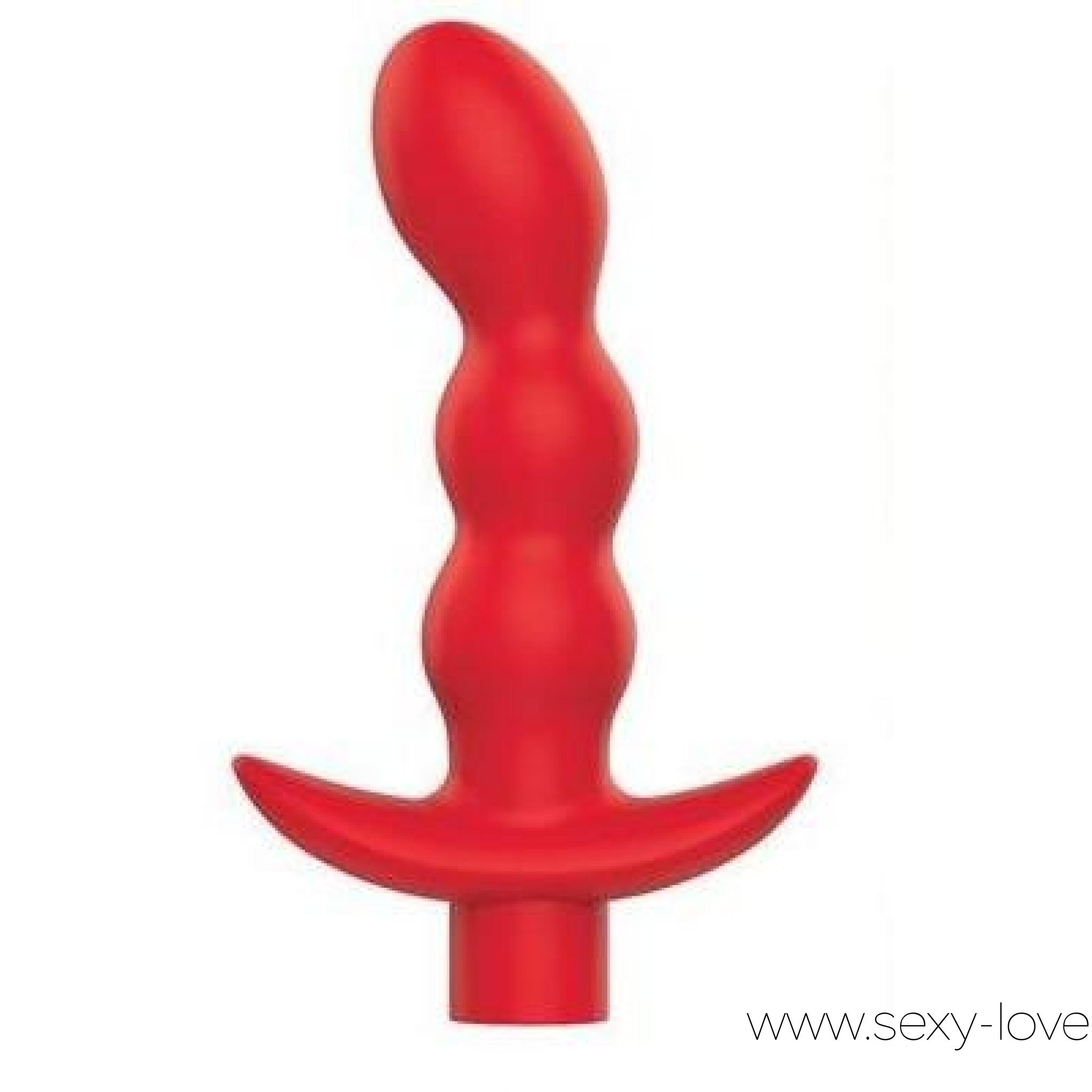 Изогнутый анальный стимулятор с вибрацией от компании Sweet Toys, цвет красный, 
	Великолепный вибромассажер вознесет на вершину блаженства. С ним эротические забавы станут насыщенными и яркими. Интимный аксессуар может использоваться как соло, так и в парной любовной игре. Специальный ограничитель позволит контролировать глубину проникновения. Изделие изготовлено из безопасного, приятного на ощупь материала. Комфортно в использовании, просто в уходе.

	Рекомендуется использовать вибромассажер совместно с лубрикантом для секс-игрушек.
