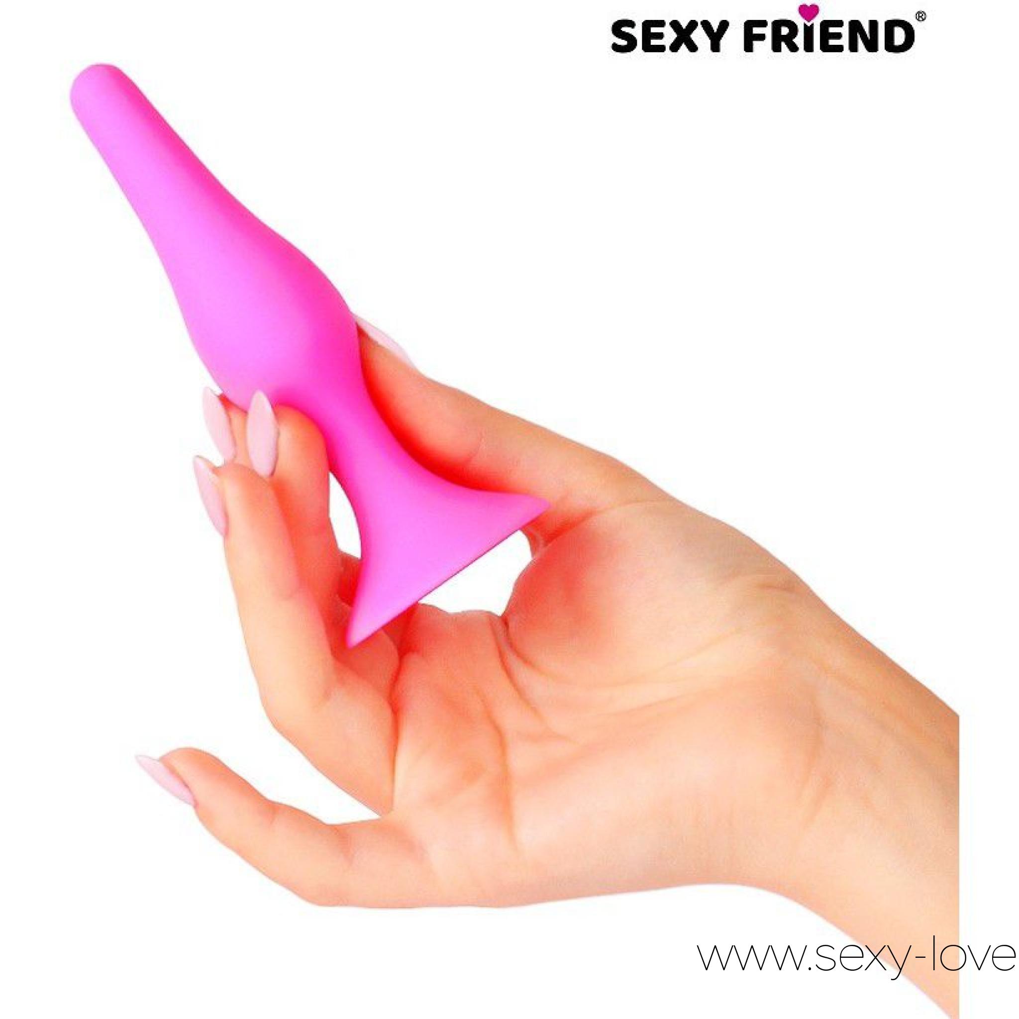 Втулка анальная «Sexy Friend Love Play» с ограничителем, цвет розовый, материал силикон, 
	Анальная втулка для любителей особых удовольствий! Идеально подходит для подготовки к анальному сексу. Эргономичная форма способствует лёгкому введению и дарит незабываемые эмоции. Для контроля глубины проникновения секс-игрушка снабжена специальным ограничителем.Интимный аксессуар изготовлен из гипоаллергенного материала – силикона. Прост в использовании и уходе.
