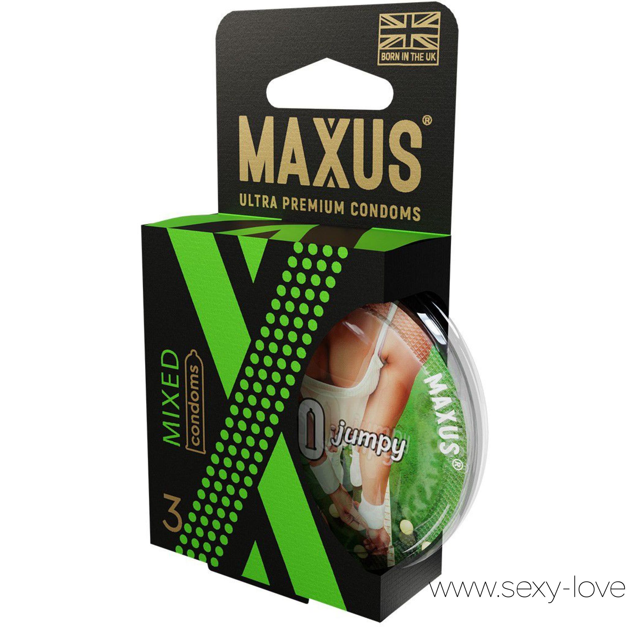 Набор из трех видов презервативов «Mixed», упаковка 3 шт, Maxus, 
	Презервативы Maxus - это новая и интересная концепция привычных для всех презервативов.

	&nbsp;

	Среди нескольких коллекций бренда вас ждет масса вариантов оформления упаковок, сделанных с творческим и свежим взглядом.
