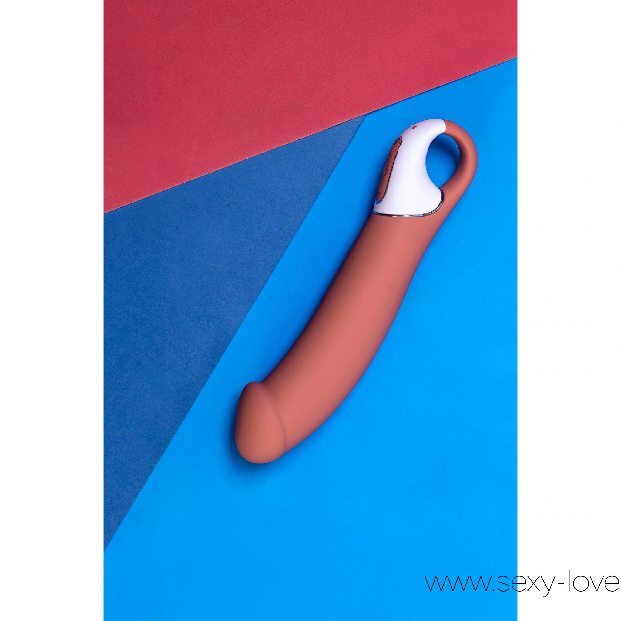 Женский премиум вибратор для точки G «Vibes Master», цвет телесный, Satisfyer, 
	Впечатляющий вибратор, впечатляющий размер, впечатляющие импульсы вибрации! Вибратор в виде члена имеет 12 режимов (6 режимов вибрации и 6 скоростей). Режимы переключаются на панели управления, расположенной на рукоятке вибратора. Его упрощенный натуралистичный дизайн с объемной, стилизованной головкой и легкой изогнутостью способен обольстить Вашу точку G и подарит великолепные ощущения! Имеет 2 мощных мотора.

	 

	Заряжается от USB. Длина 20 см.
