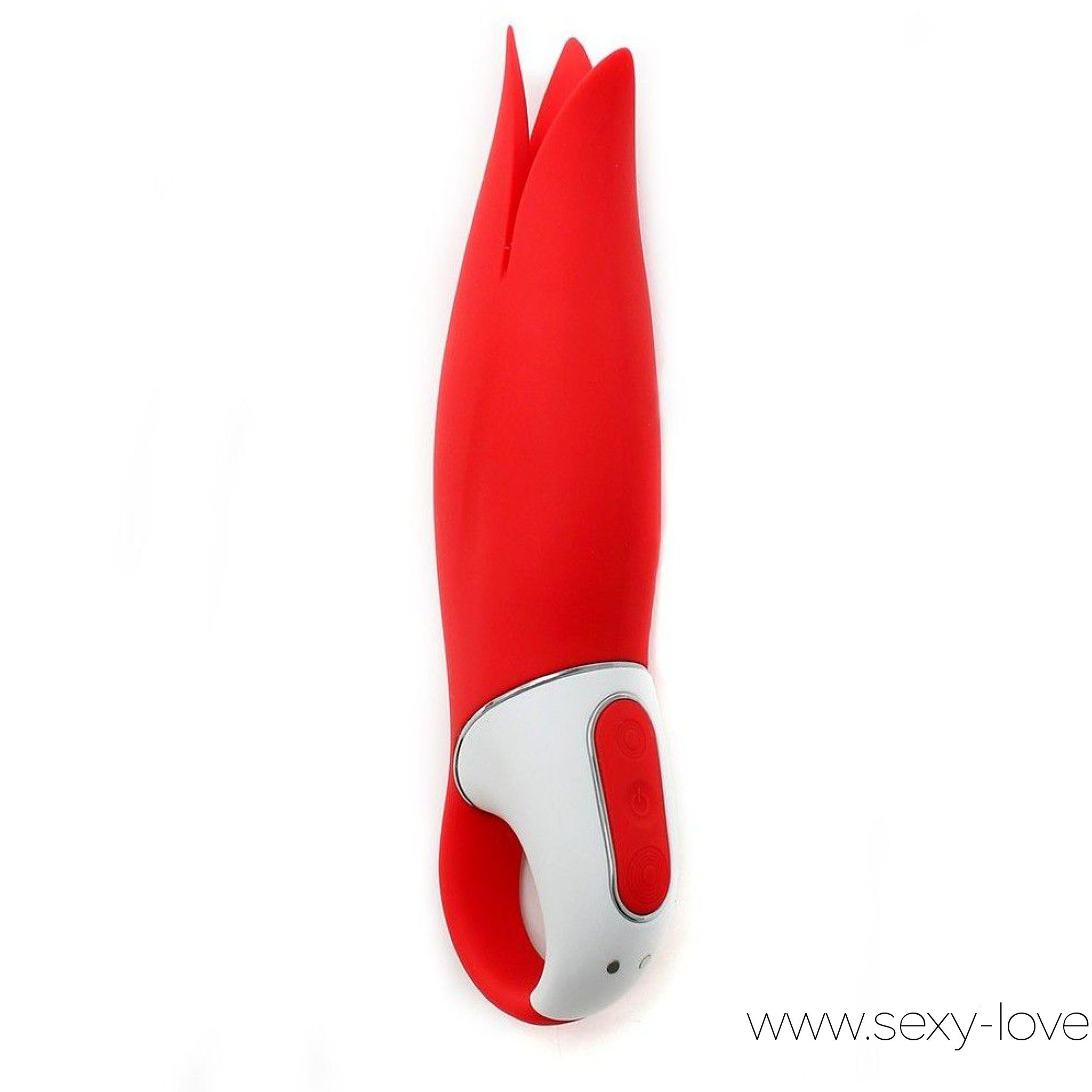 Женский многофункциональный вибратор премиум класса «Vibes. Power Flower», цвет красный, Satisfyer, 
	Идеальное сочетание сильного мотора и упругого силикона. Мощные и глубокие вибрации распределяются равномерно по всей поверхности игрушки и стимулируют интенсивное воздействие. Стильный дизайн в дополнение к техническим характеристикам несомненно понравится.

	 

	Длина вибромассажера красного цвета 19 см. Диаметр от 1.5 см до 4.5 см. Вибратор заряжается от USB
