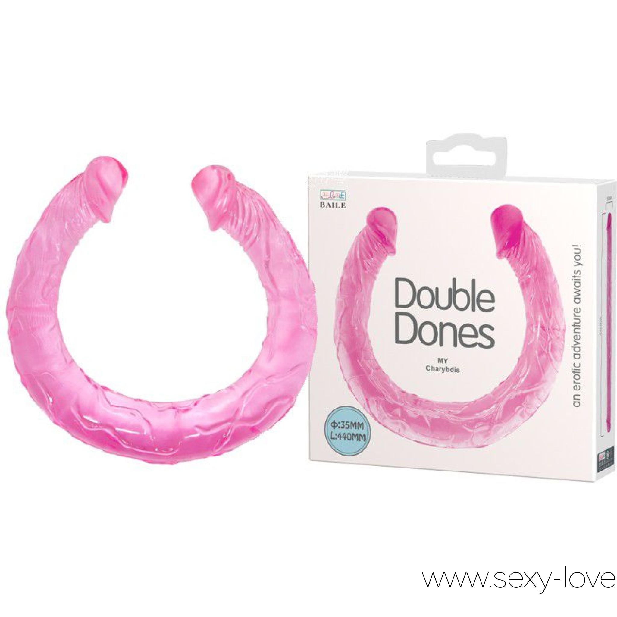 Двухголовый фаллоимитатор, цвет розовый, 
	Данный фаллоимитатор – это реалистичная секс-игрушка для воплощения любых эротических желаний. Она имеет форму настоящего пениса с мошонкой. Секс-игрушка оснащена присоской. при помощи которой фаллоимитатор крепится к ровной поверхности.

	 

	Цвет – телесный. материал – ПВХ. рабочая длина – 44.5 см. диаметр – 3.5 см.
