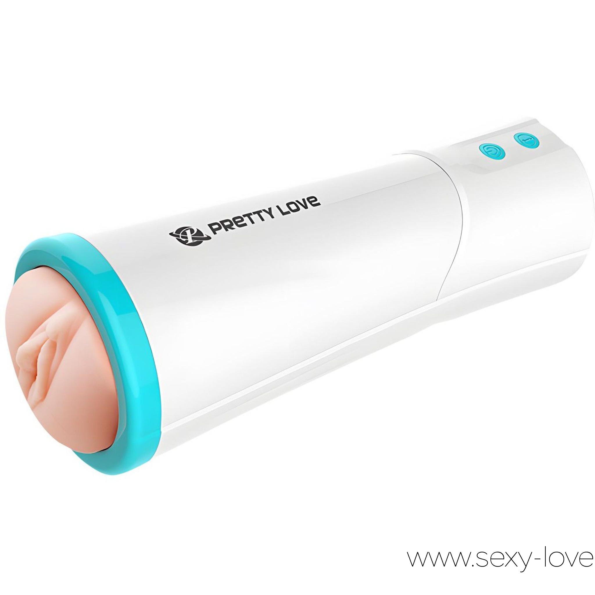 Мастурбатор-вагина «Pretty Love Aby» в тубе с возвратно-поступательными движениями и звуком, 
	Оригинальный мастурбатор создан в виде одной из самых пикантных частей тела. В его функционал входят разнообразные режимы вибрации и звукового сопровождения (стоны возбуждённой женщины). В комплекте имеются наушники.

	Мягкая вставка изготовлена из приятного на ощупь материала, имеет естественный телесный оттенок. Внутренняя поверхность имитирует реальную поверхность интимной зоны.

