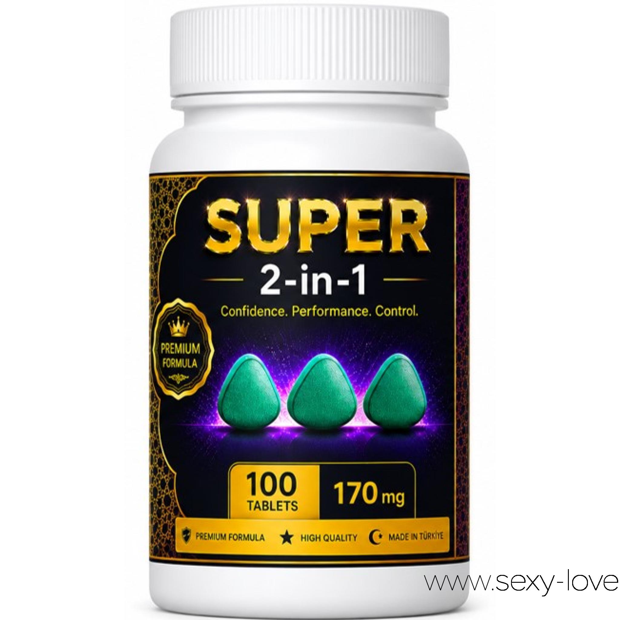 SUPER 2 in 1 Original, SUPER Сила для мужчин! 1 таблетка 2 500тг, 
	✨ SUPER 2 in 1 Original&nbsp;&mdash; когда ты хочешь и возбудиться, и не спешить!&nbsp;

	✨ Эксклюзив для наших!
	Создан по спецзаказу &mdash; только для клиентов нашего магазина.
	И да, это SUPER-сила для мужчин, особенно тех, кто иногда &laquo;слишком быстр&raquo; ❗

	✨ В одной таблетке &mdash; ДВА мощных эффекта:
	1️⃣ Максимальное возбуждение
	2️⃣ Продление близости (чтобы без &laquo;быстрого финиша&raquo;)

	✨ Уникальная двойная формула
	✨ Цена: 1 таб &mdash; 2500 ₸

	✨ SUPER 2 in 1 &mdash; для тех, кто хочет взять под контроль всё ❗❗❗

	#мужскаясила #длямужчин #сексуальноездоровье #super2in1 #интимтовары #длительныйсекс

	&nbsp;

	Этот товар вы так же можете приобрести в наших магазинах в г. Актобе

	мг. &laquo;LAMOUR 18+&raquo;

	Актобе 11 мкр 79 дом (за ост. Набережная) море СОЛЬ, регламент с 10:00 до 20:00

	&nbsp;WhatsApp +7 777 112 8813 и +7 700 112 8813

	&nbsp;

	мг. &laquo;LOVE 18+&raquo;

	Актобе ул. 101 Стрелковой Бригады 3 (в начале рядом с HOME CREDIT BANK) с 10:00 до 20:00

	WhatsApp +7 776 720 7713 и +7 775 720 7713

	&nbsp;

	мг. &laquo;Эволюция 18+&raquo;

	Актобе пр. Абилкайыр-хана 21 (остановка Электрон) с 10:00 до 20:00

	WhatsApp +7 771 843 0213 и +7 702 248 7813

	&nbsp;

	&nbsp;

	
	&nbsp;

	&nbsp;

	&nbsp;
